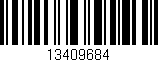 Código de barras (EAN, GTIN, SKU, ISBN): '13409684'
