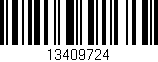 Código de barras (EAN, GTIN, SKU, ISBN): '13409724'