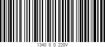 Código de barras (EAN, GTIN, SKU, ISBN): '1340_0_0_220V'