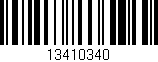 Código de barras (EAN, GTIN, SKU, ISBN): '13410340'