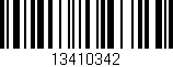 Código de barras (EAN, GTIN, SKU, ISBN): '13410342'