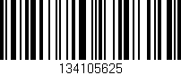 Código de barras (EAN, GTIN, SKU, ISBN): '134105625'