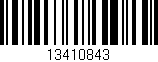 Código de barras (EAN, GTIN, SKU, ISBN): '13410843'