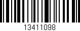 Código de barras (EAN, GTIN, SKU, ISBN): '13411098'