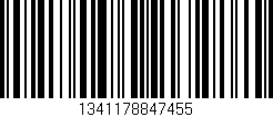 Código de barras (EAN, GTIN, SKU, ISBN): '1341178847455'