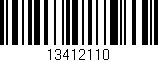 Código de barras (EAN, GTIN, SKU, ISBN): '13412110'
