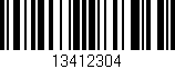 Código de barras (EAN, GTIN, SKU, ISBN): '13412304'