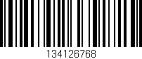 Código de barras (EAN, GTIN, SKU, ISBN): '134126768'
