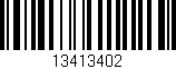 Código de barras (EAN, GTIN, SKU, ISBN): '13413402'