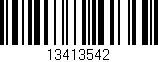 Código de barras (EAN, GTIN, SKU, ISBN): '13413542'