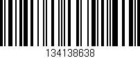 Código de barras (EAN, GTIN, SKU, ISBN): '134138638'