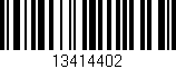 Código de barras (EAN, GTIN, SKU, ISBN): '13414402'