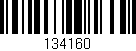 Código de barras (EAN, GTIN, SKU, ISBN): '134160'