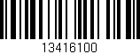 Código de barras (EAN, GTIN, SKU, ISBN): '13416100'