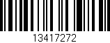 Código de barras (EAN, GTIN, SKU, ISBN): '13417272'