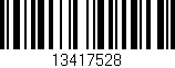 Código de barras (EAN, GTIN, SKU, ISBN): '13417528'