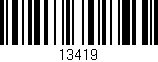 Código de barras (EAN, GTIN, SKU, ISBN): '13419'
