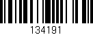 Código de barras (EAN, GTIN, SKU, ISBN): '134191'