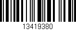 Código de barras (EAN, GTIN, SKU, ISBN): '13419380'