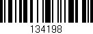Código de barras (EAN, GTIN, SKU, ISBN): '134198'