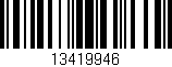 Código de barras (EAN, GTIN, SKU, ISBN): '13419946'