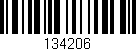 Código de barras (EAN, GTIN, SKU, ISBN): '134206'