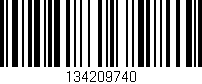 Código de barras (EAN, GTIN, SKU, ISBN): '134209740'