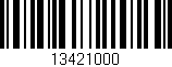 Código de barras (EAN, GTIN, SKU, ISBN): '13421000'