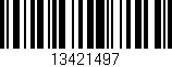 Código de barras (EAN, GTIN, SKU, ISBN): '13421497'