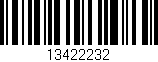 Código de barras (EAN, GTIN, SKU, ISBN): '13422232'