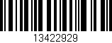 Código de barras (EAN, GTIN, SKU, ISBN): '13422929'