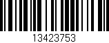 Código de barras (EAN, GTIN, SKU, ISBN): '13423753'
