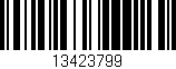 Código de barras (EAN, GTIN, SKU, ISBN): '13423799'