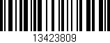Código de barras (EAN, GTIN, SKU, ISBN): '13423809'