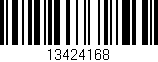 Código de barras (EAN, GTIN, SKU, ISBN): '13424168'