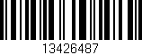 Código de barras (EAN, GTIN, SKU, ISBN): '13426487'