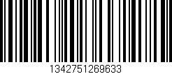 Código de barras (EAN, GTIN, SKU, ISBN): '1342751269633'