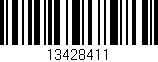 Código de barras (EAN, GTIN, SKU, ISBN): '13428411'