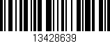 Código de barras (EAN, GTIN, SKU, ISBN): '13428639'