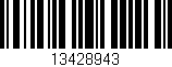 Código de barras (EAN, GTIN, SKU, ISBN): '13428943'