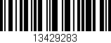 Código de barras (EAN, GTIN, SKU, ISBN): '13429283'