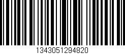 Código de barras (EAN, GTIN, SKU, ISBN): '1343051294820'