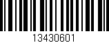 Código de barras (EAN, GTIN, SKU, ISBN): '13430601'