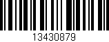 Código de barras (EAN, GTIN, SKU, ISBN): '13430879'