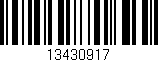 Código de barras (EAN, GTIN, SKU, ISBN): '13430917'