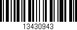 Código de barras (EAN, GTIN, SKU, ISBN): '13430943'