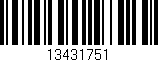 Código de barras (EAN, GTIN, SKU, ISBN): '13431751'