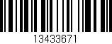 Código de barras (EAN, GTIN, SKU, ISBN): '13433671'