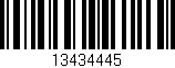 Código de barras (EAN, GTIN, SKU, ISBN): '13434445'