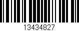 Código de barras (EAN, GTIN, SKU, ISBN): '13434827'